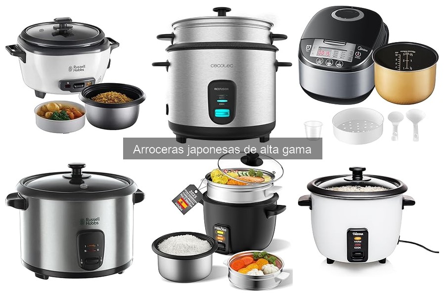 Precio promedio de arroceras japonesas de alta gama