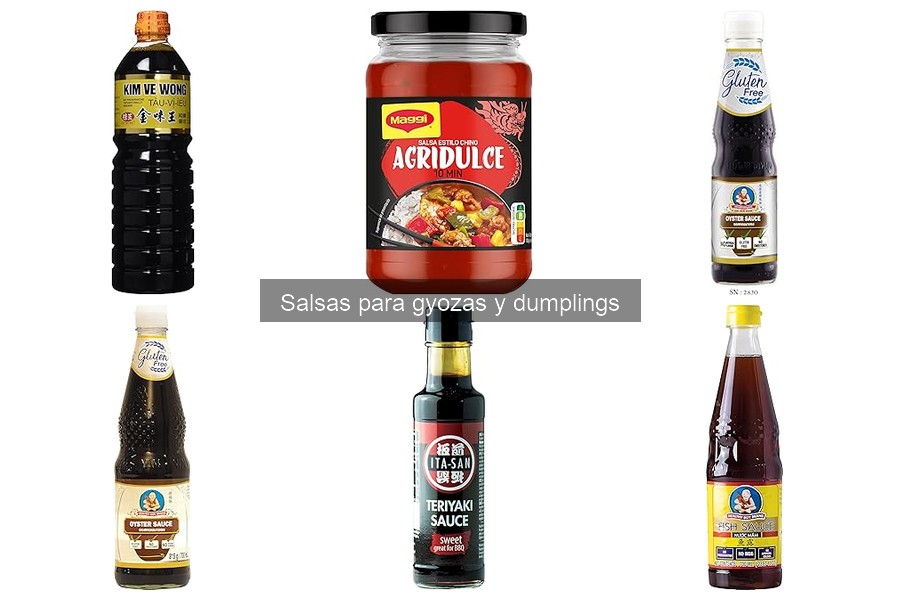 Precio promedio de salsas para gyozas en Amazon