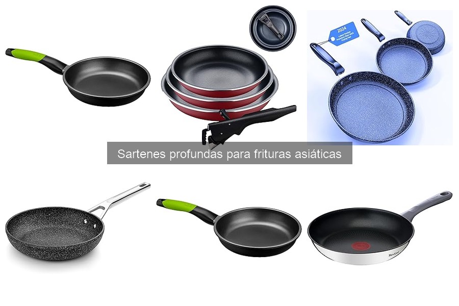 Precios de sartenes profundas para frituras asiáticas
