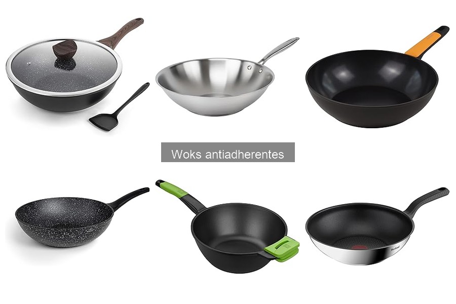 Precios de woks antiadherentes y dónde comprarlos
