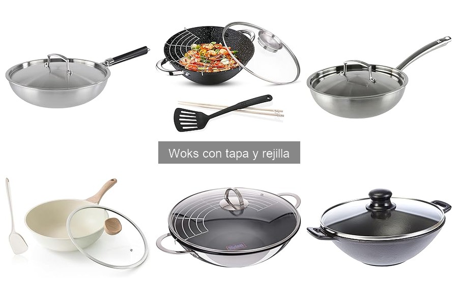 Precios de woks con tapa y rejilla: guía de compra 2023