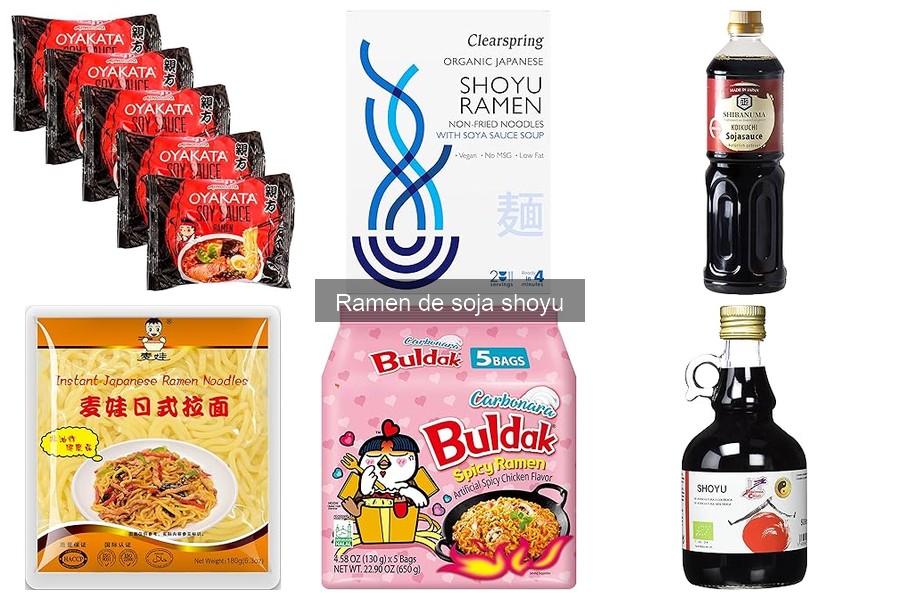 Precios del ramen de soja shoyu en tiendas físicas y online