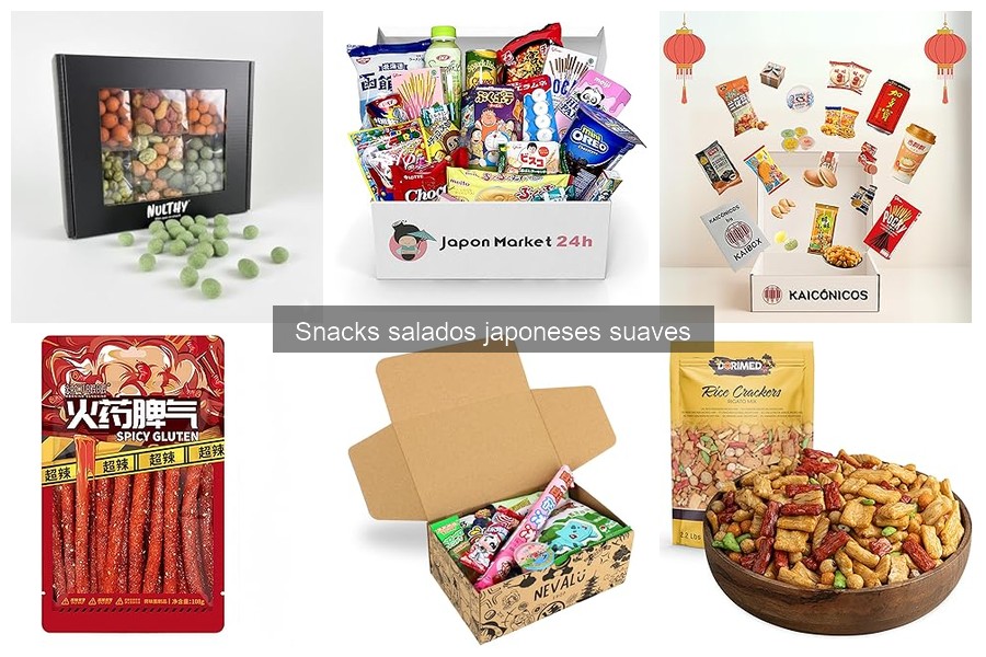 Precios promedio de snacks salados japoneses suaves