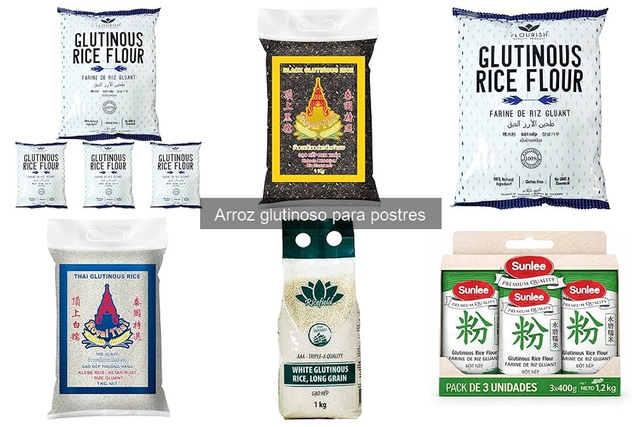 Precios y ofertas de arroz glutinoso para postres
