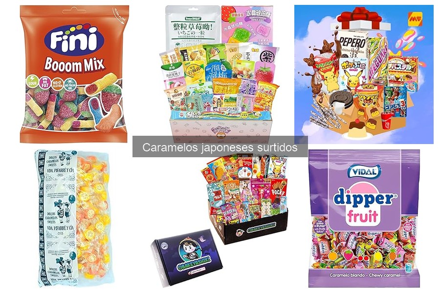 Preguntas frecuentes sobre caramelos japoneses surtidos