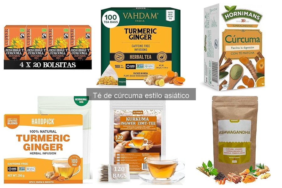 Preguntas frecuentes sobre el té de cúrcuma asiático