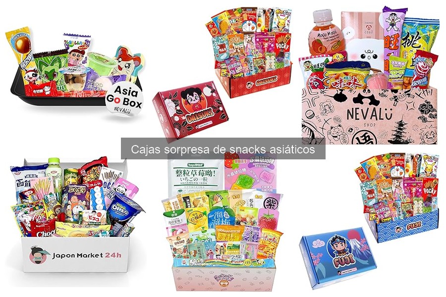 Problemas al recibir una caja sorpresa de snacks asiáticos