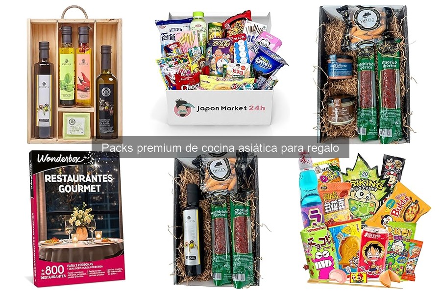 Problemas al regalar un pack premium de cocina asiática