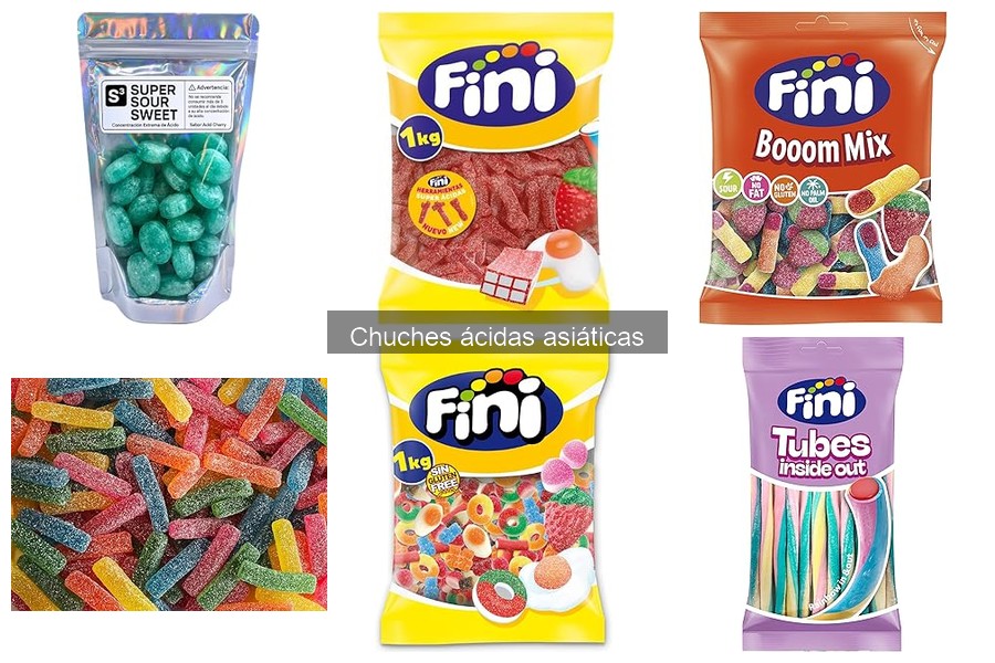 Problemas comunes al consumir chuches ácidas asiáticas