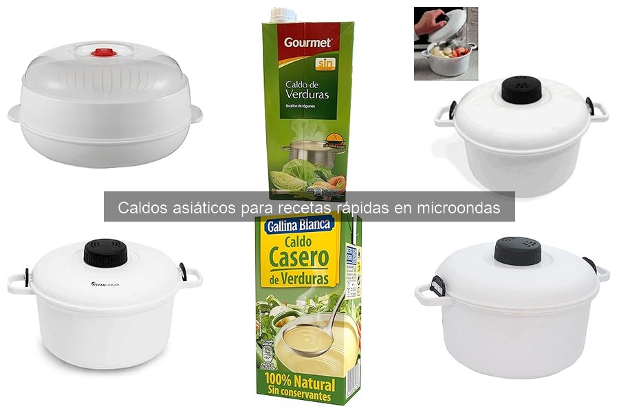 Problemas comunes al usar caldos asiáticos en microondas