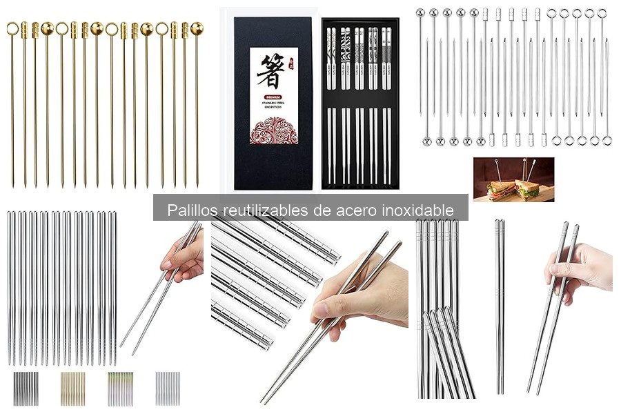 ** Problemas comunes con palillos reutilizables y soluciones efectivas