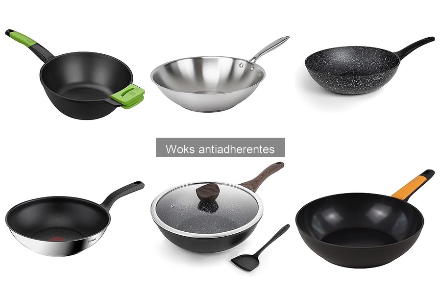 Problemas comunes con woks antiadherentes y soluciones