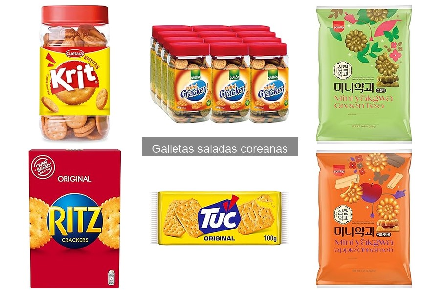 Propiedades nutricionales de las galletas saladas coreanas