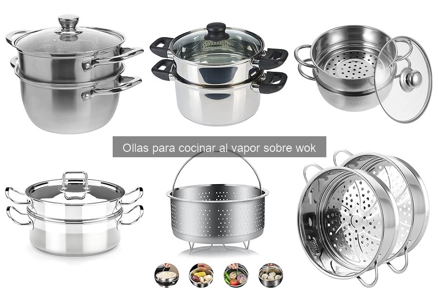 ¿Qué buscar en una olla para cocinar al vapor sobre wok?