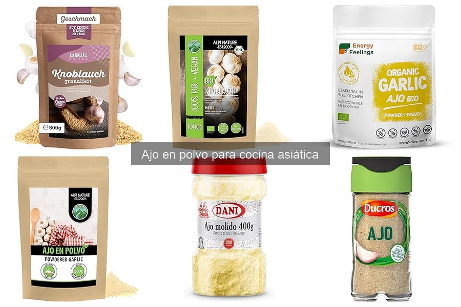 ¿Qué es el ajo en polvo y cómo usarlo en cocina asiática?