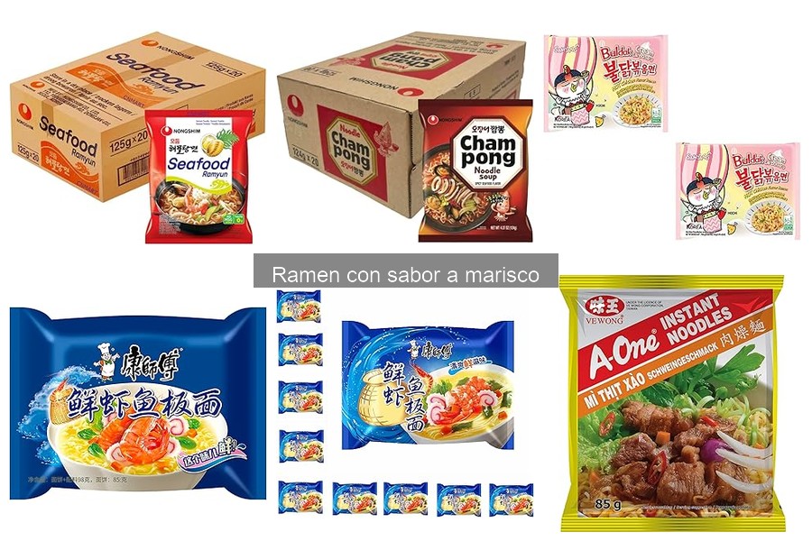 ¿Qué es el ramen con sabor a marisco? Guía completa
