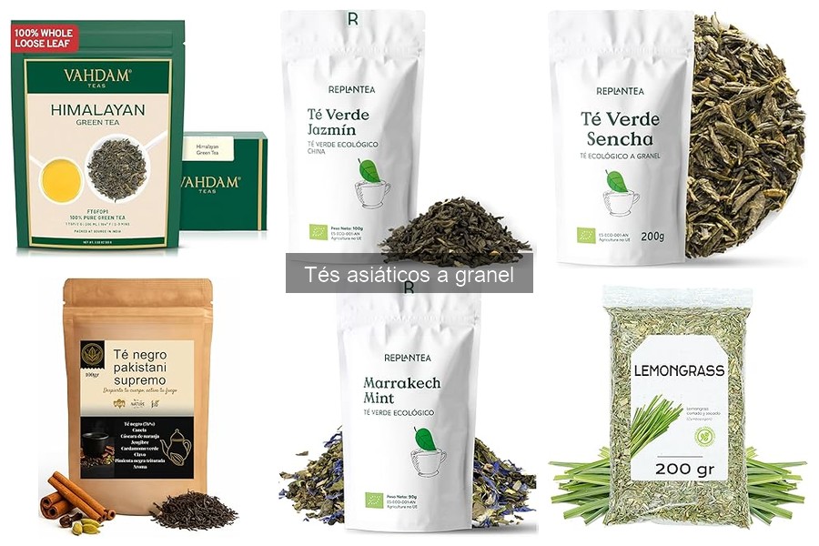 ¿Qué es el té asiático a granel? Descubre sus características