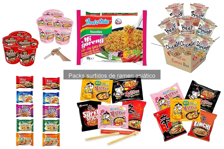¿Qué es un pack surtido de ramen asiático? Descúbrelo aquí
