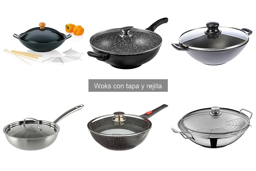 ¿Qué es un wok con tapa y rejilla? Características y funciones