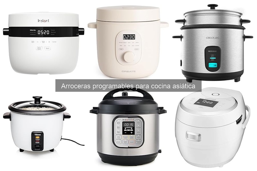 ¿Qué es una arrocera programable? Beneficios y uso en cocina asiática