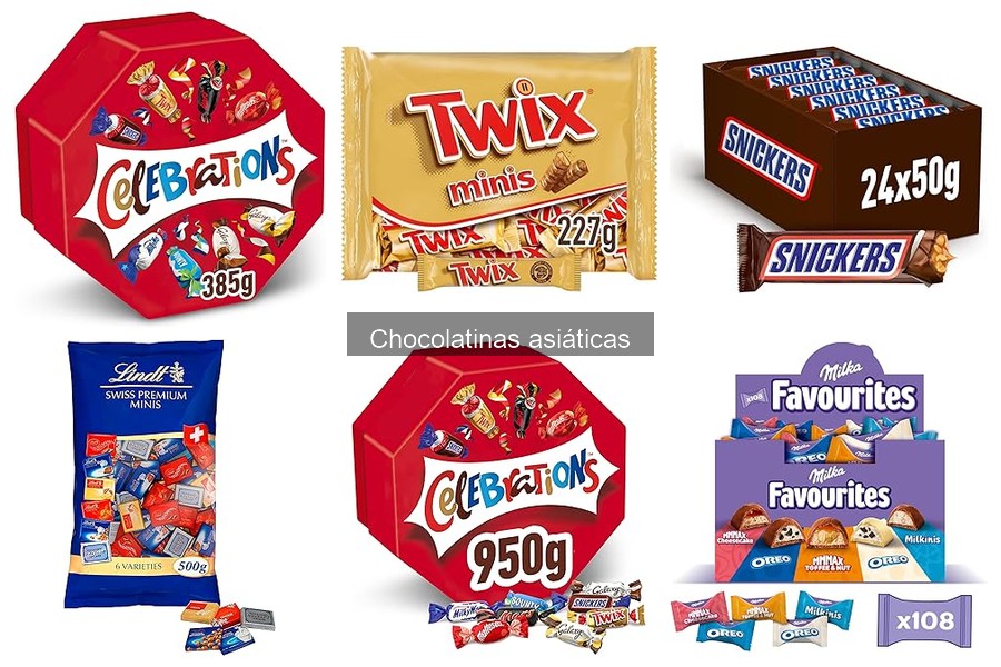 ¿Qué hace diferentes a las chocolatinas asiáticas?