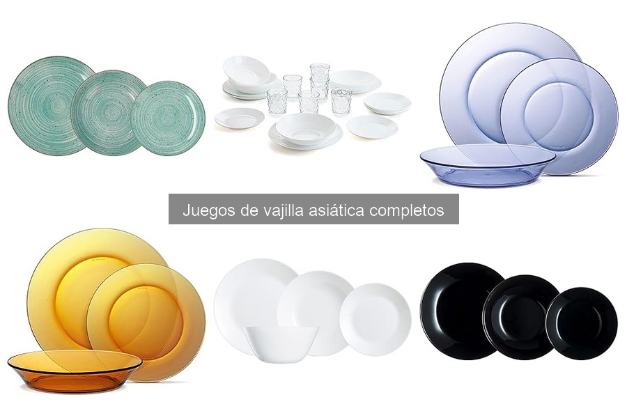 ¿Qué incluye un juego de vajilla asiática? Descúbrelo aquí
