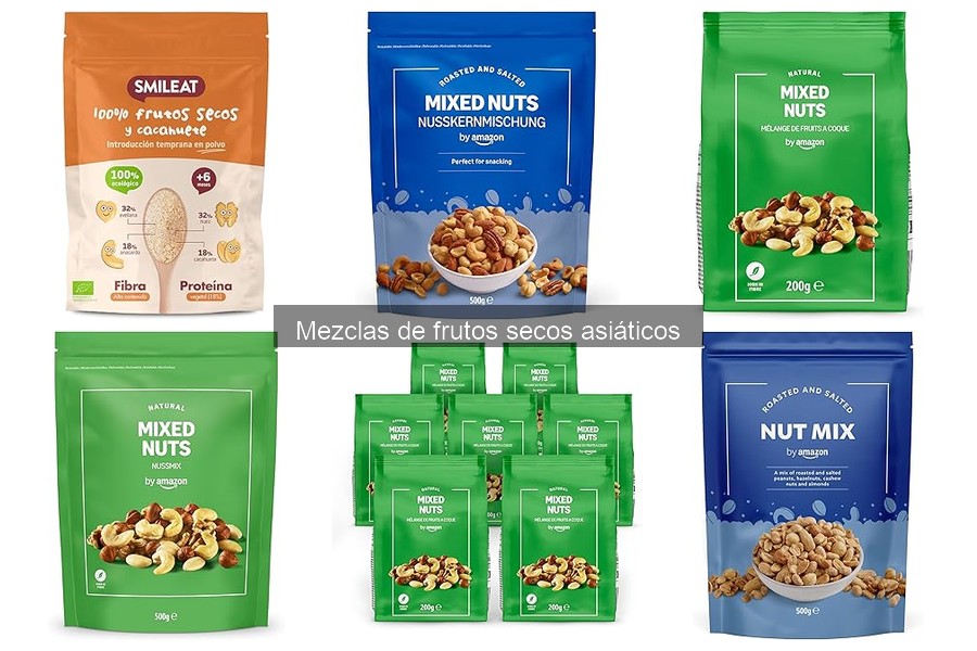 ¿Qué son las mezclas de frutos secos asiáticos?