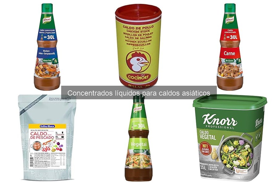 ¿Qué son los concentrados líquidos para caldos asiáticos?