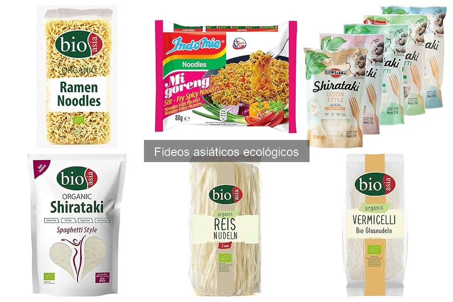 ¿Qué son los fideos asiáticos ecológicos? Descubre sus características