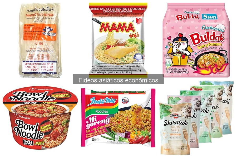 ¿Qué son los fideos asiáticos económicos? Aprende aquí