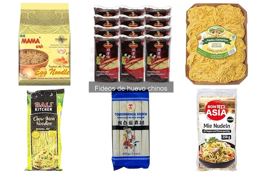 ¿Qué son los fideos de huevo chinos? Características y más