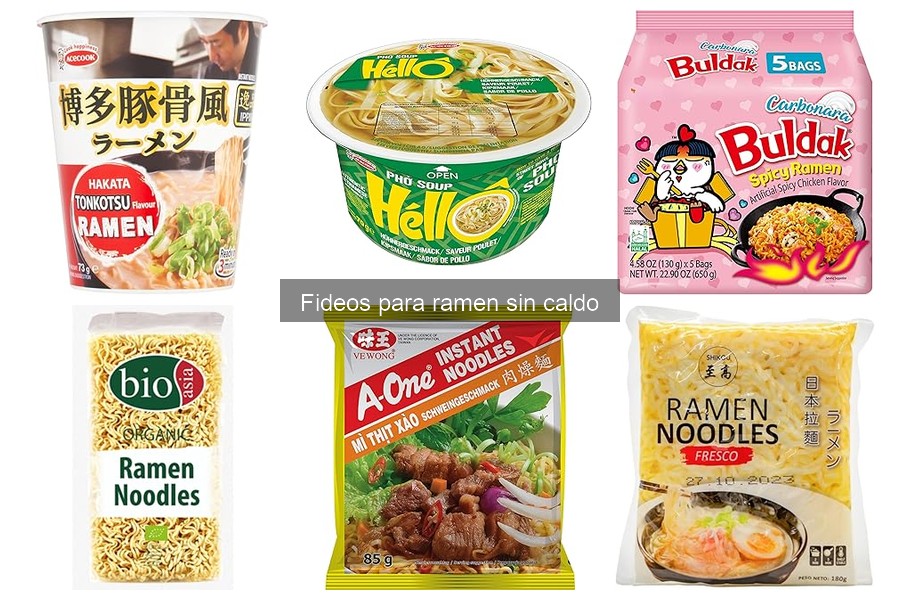 ¿Qué son los fideos para ramen sin caldo? Definición y uso
