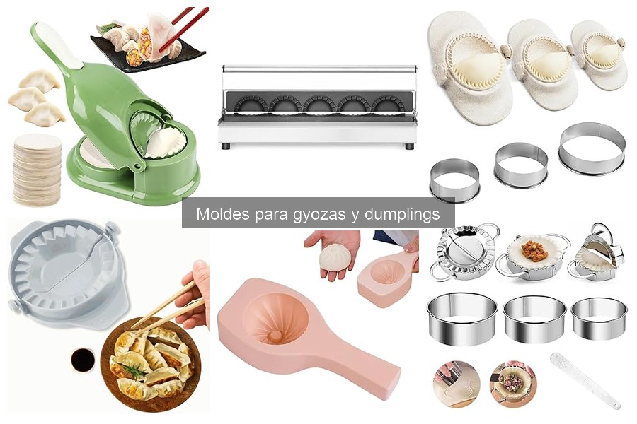 ¿Qué son los moldes para gyozas y dumplings?