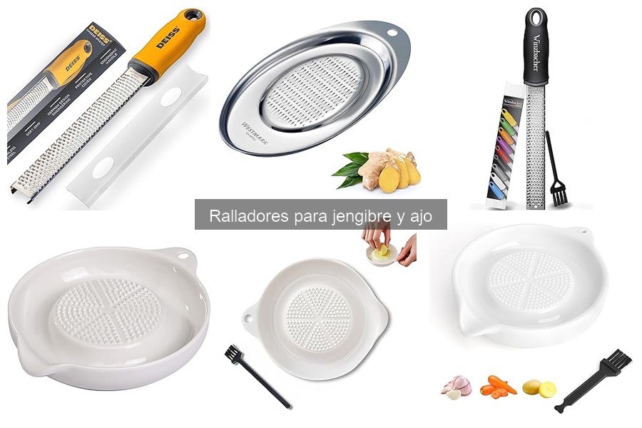 Rallador de jengibre y ajo: Función y características