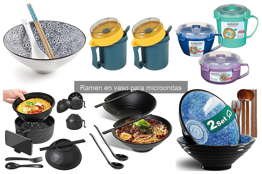 Ramen en vaso para microondas: valor nutricional y beneficios