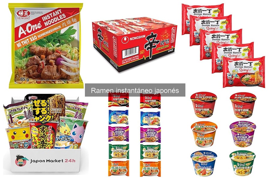 Ramen instantáneo japonés como snack: pros y contras