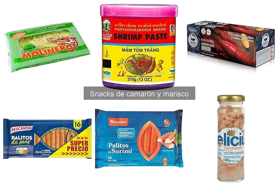 Recetas con snacks de camarón y marisco para sorprender