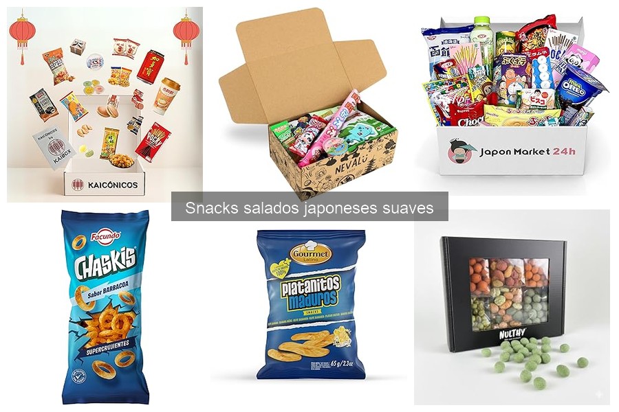 Recetas con Snacks Salados Japoneses Suaves para Sorprender