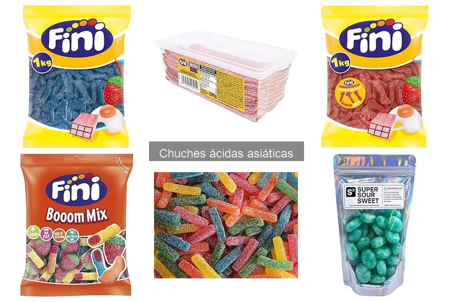 Recetas creativas con chuches ácidas asiáticas para postres