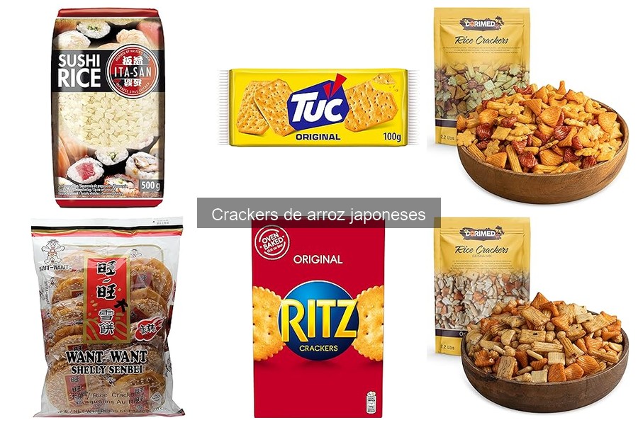 Recetas creativas con crackers de arroz japoneses