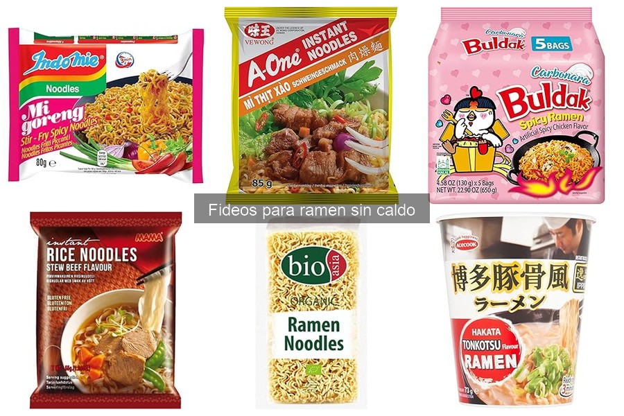 Recetas creativas con fideos para ramen sin caldo