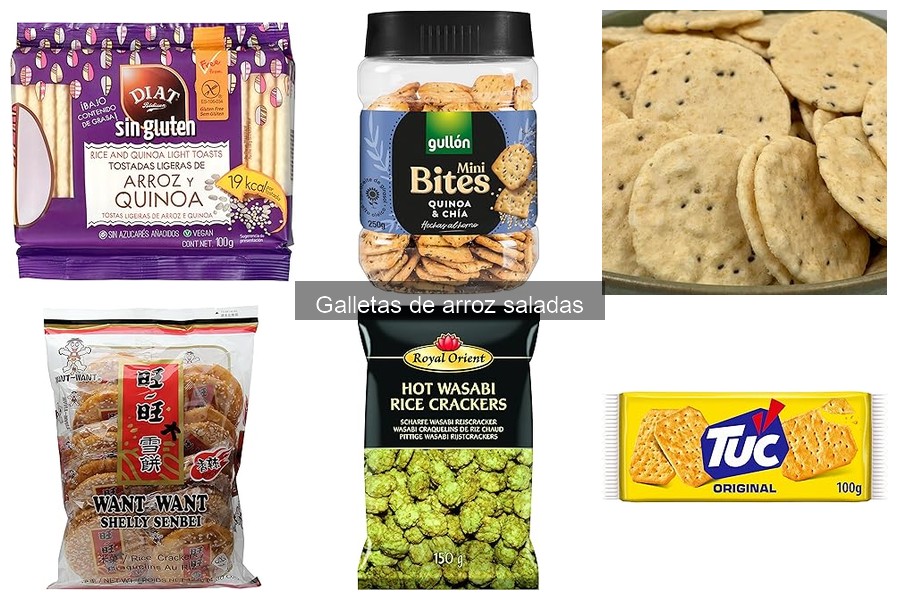 Recetas creativas con galletas de arroz saladas para disfrutar