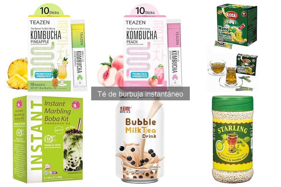 Recetas creativas con té de burbuja instantáneo para sorprender
