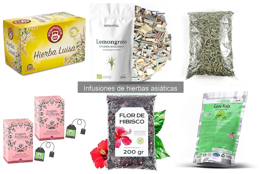 Recetas de bebidas con infusiones de hierbas asiáticas