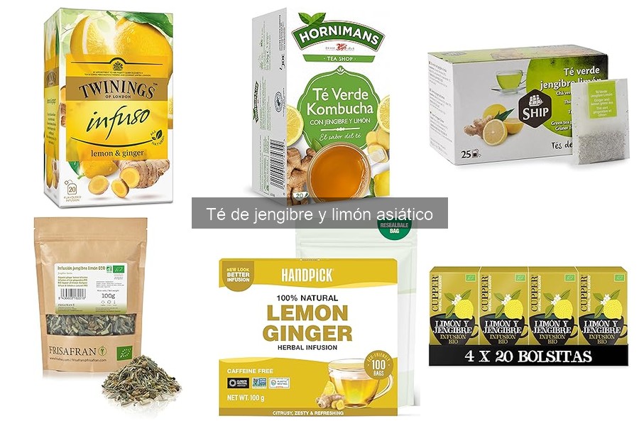 Recetas de bebidas con té de jengibre y limón para disfrutar
