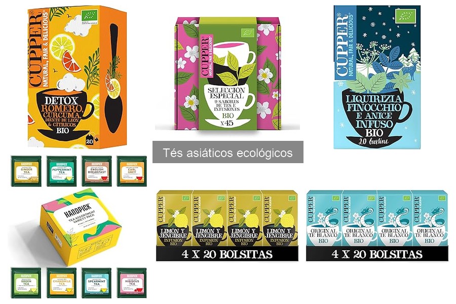 Recetas de Bebidas con Tés Asiáticos Ecológicos