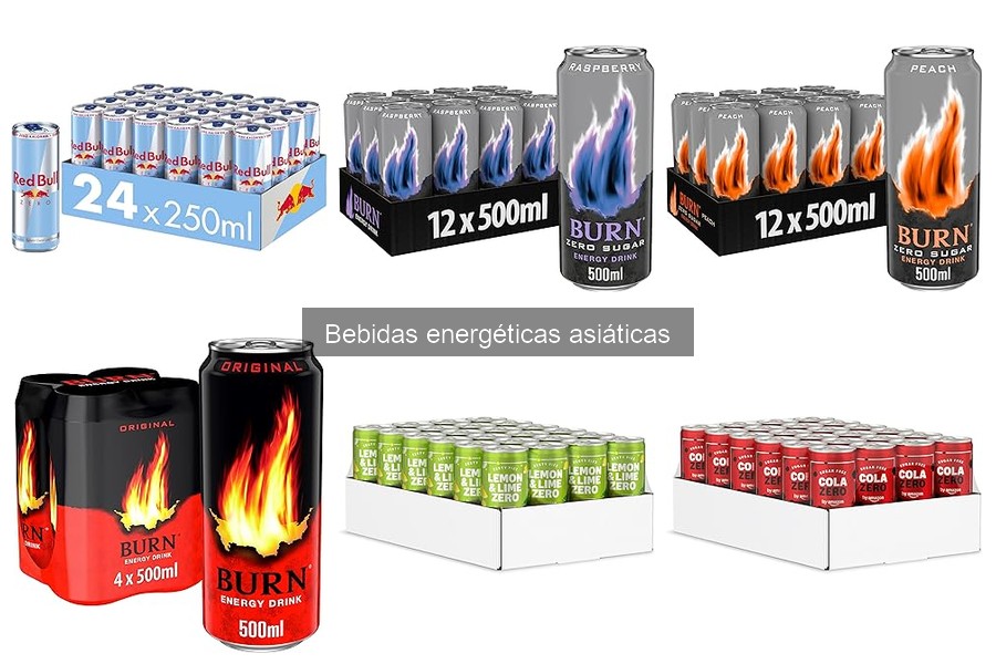 Recetas de cócteles con bebidas energéticas asiáticas
