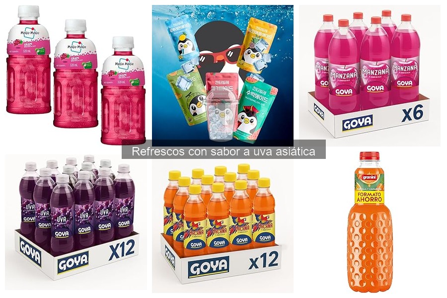 Recetas de cócteles con refrescos de uva asiática
