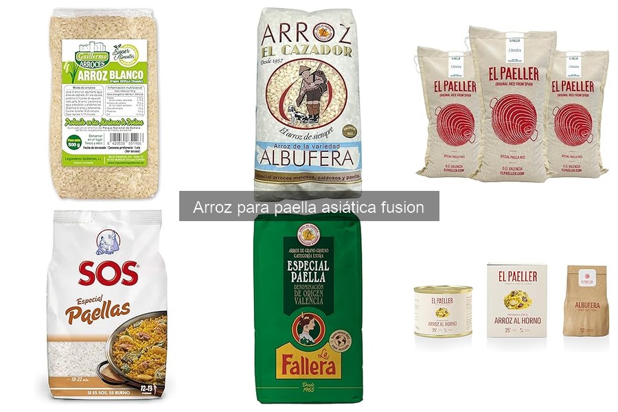 Recetas de Paella Asiática Fusión con Arroz Especial
