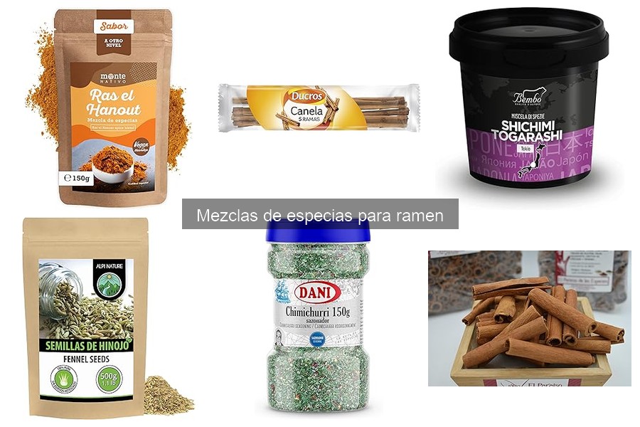 Recetas de ramen con mezclas de especias para un sabor único